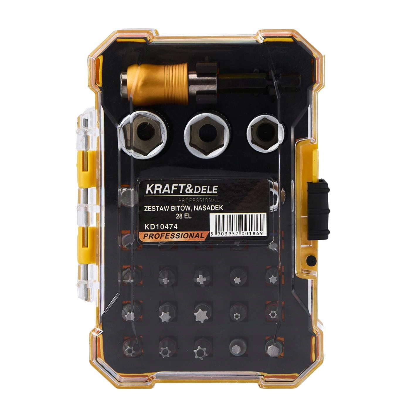 ZESTAW BITÓW NASADEK KOŃCÓWEK 28 ELEMENTÓW WALIZKA