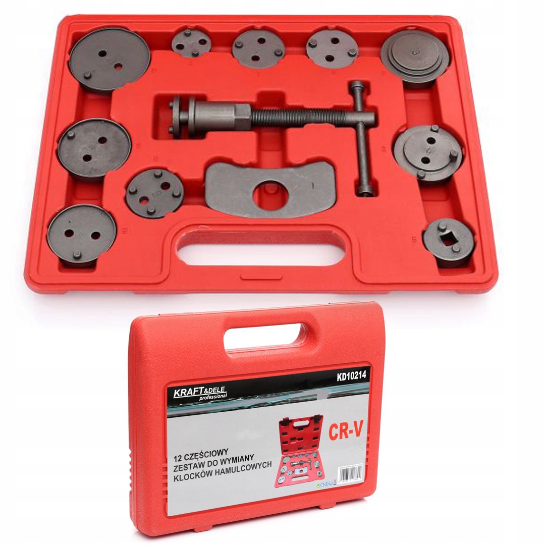 Zestaw do Wymiany Klocków Hamulcowych 12 elementów Kraft&Dele