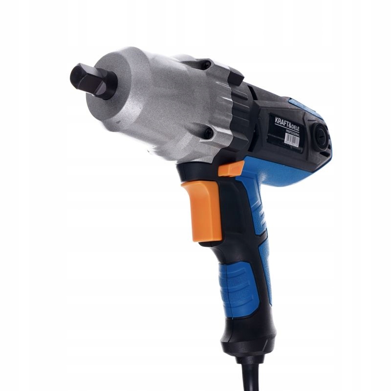 Elektryczny klucz udarowy 1/2" + walizka + nasadki Kraft&Dele KD1796