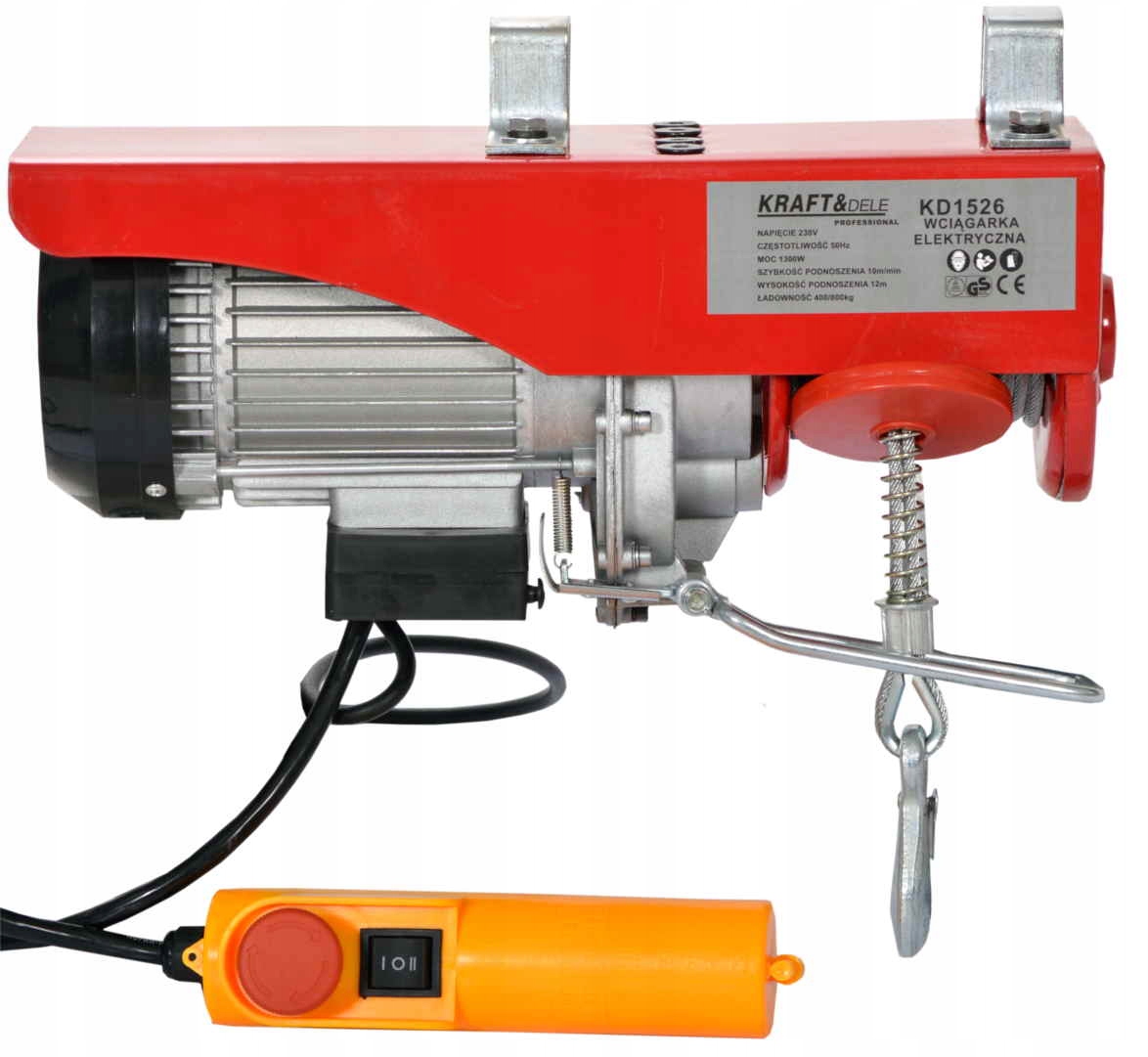 Wciągarka Wyciągarka Kraft&Dele KD1526 0.4/0.8 t wysokość podnoszenia 10 m