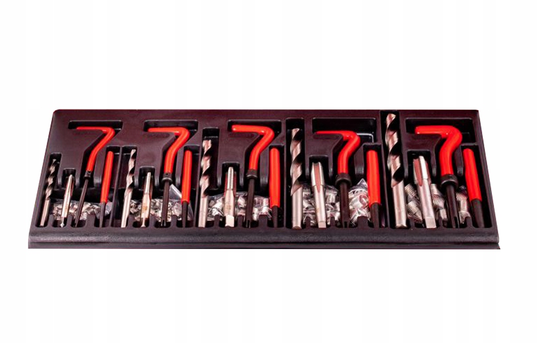 Gwintowniki Zestaw Naprawczy do Gwintów 131 Elementów Sztuk Kraft&Dele