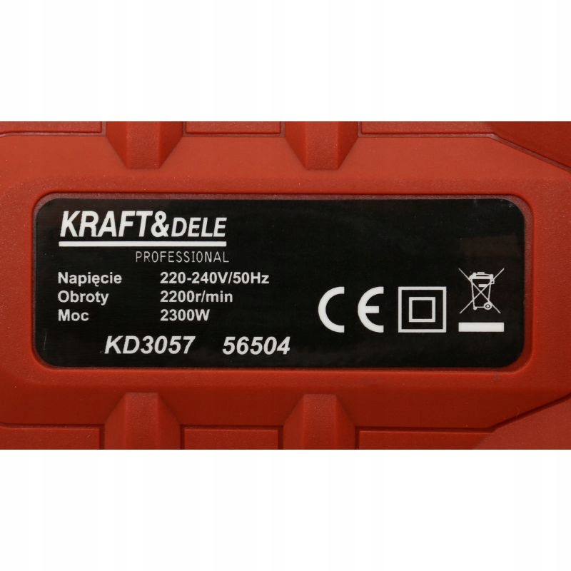 KLUCZ ELEKTRYCZNY UDAROWY 2300W 1/2" 750Nm KRAFT&DELE KD3057