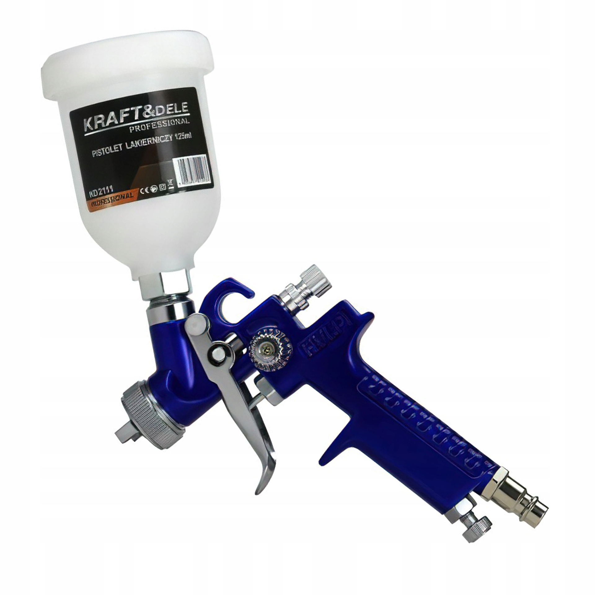 Pistolet Lakierniczy 0,8mm 125 ml HVLP 4 Bar Kraft&Dele