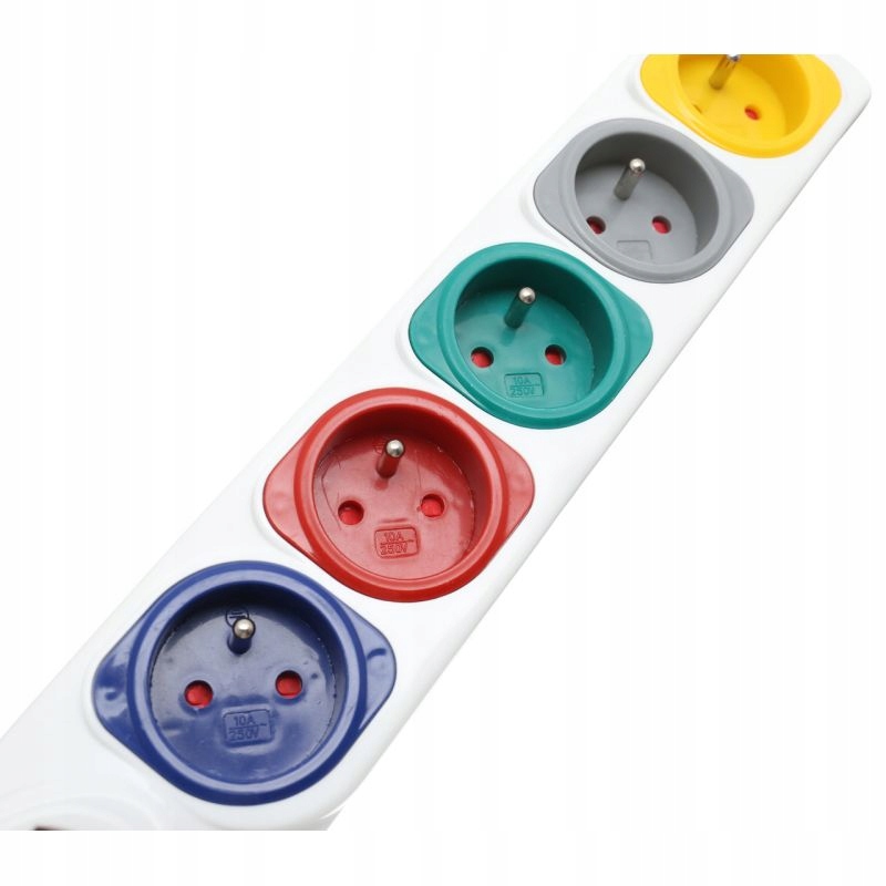 PRZEDŁUŻACZ 3M LISTWA 5 GNIAZD Z WŁĄCZNIKIEM