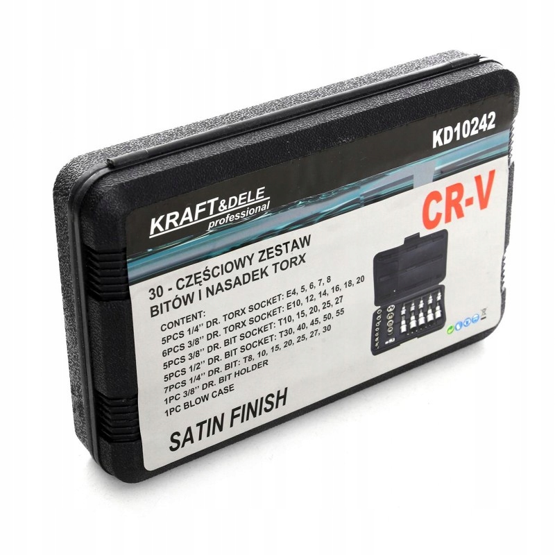 ZESTAW BITÓW I NASADEK TORX WALIZKA TORXY 30EL