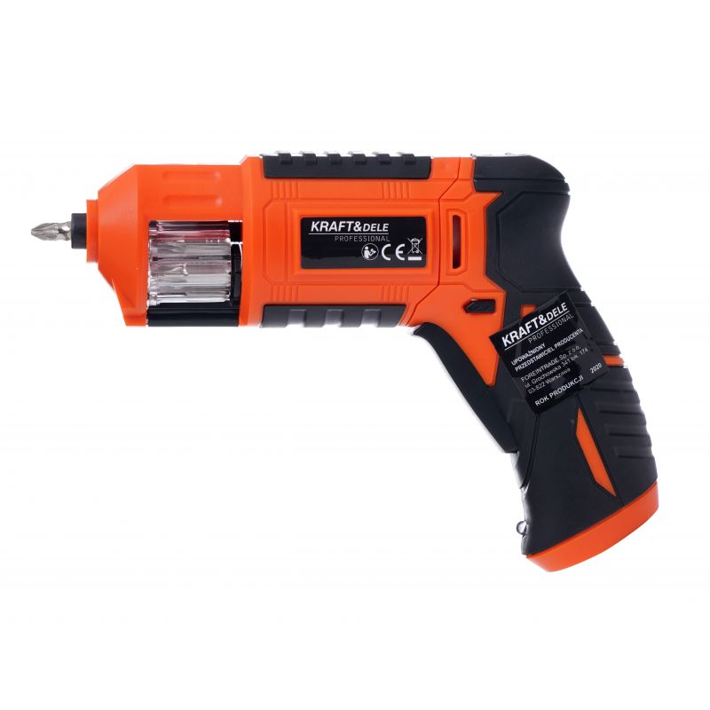 WKRĘTARKA AKUMULATOROWA 3,6V 4NM 1300MAH LED + BITY KD1574