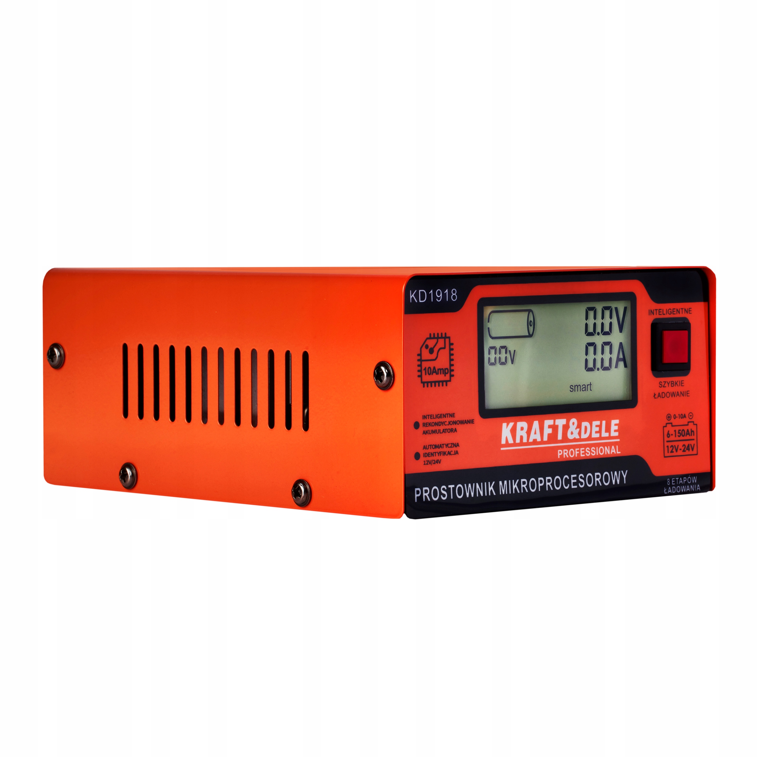 PROSTOWNIK MIKROPROCESOROWY AKUMULATOROWY ŁADOWARKA 10AMP 12/24V