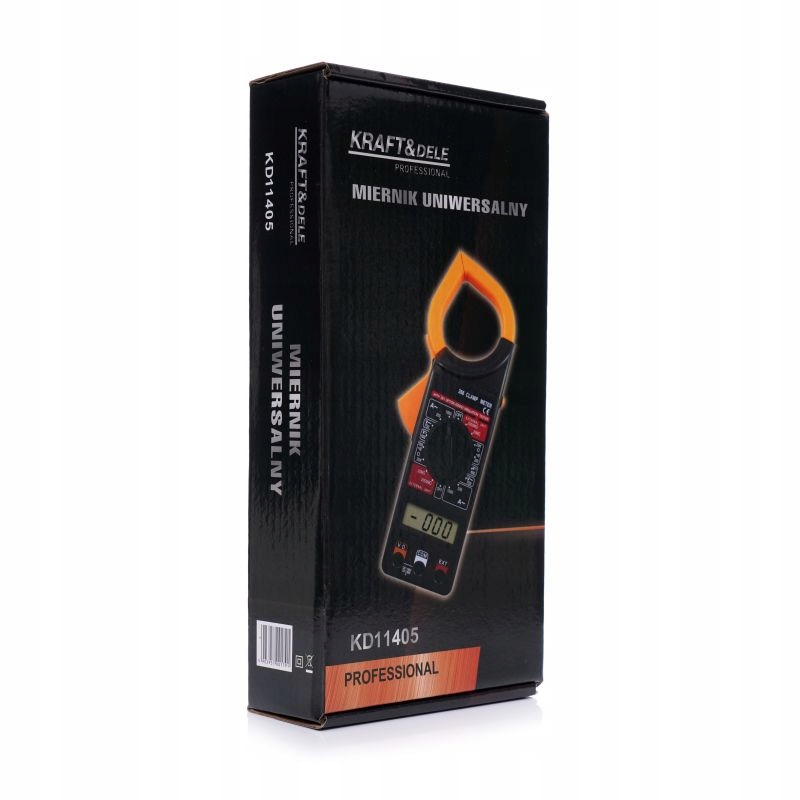 MULTIMETR MIERNIK PRĄDU CĘGOWY CYFROWY KD11405