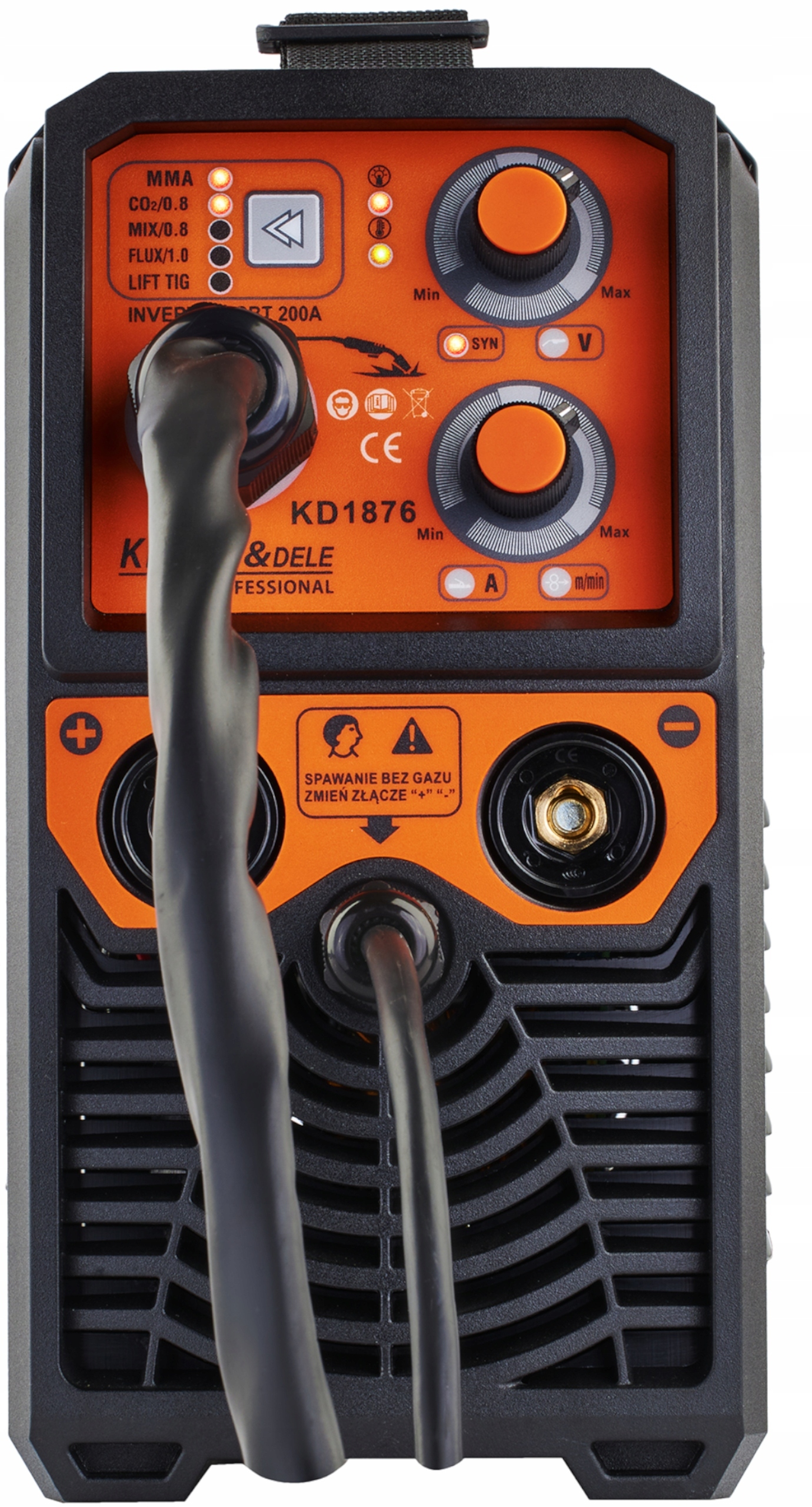 Spawarka Inwertorowa Kraft&Dele 20-330 A MIG MAG MMA FLUX 4w1