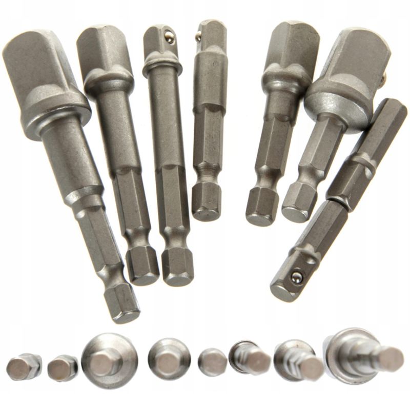 Adaptery Redukcyjne Wkrętarki Nasadki 8 sztuk Kraft&Dele KD1559