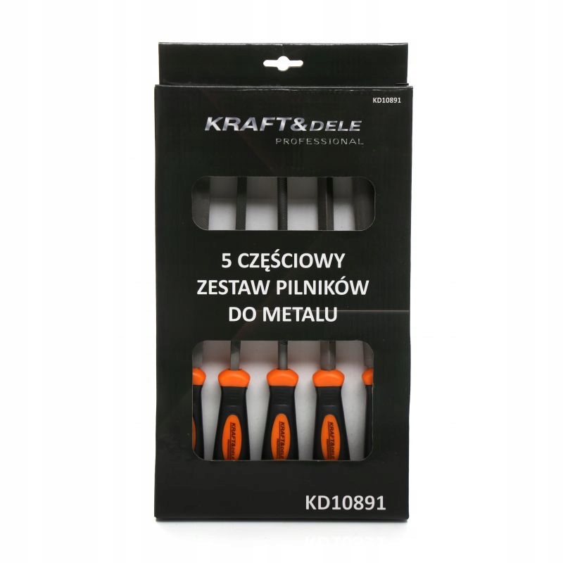 ZESTAW PILNIKÓW DO METALU 200MM ZDZIERAKI KOMPLET 5 SZTUK KD10891