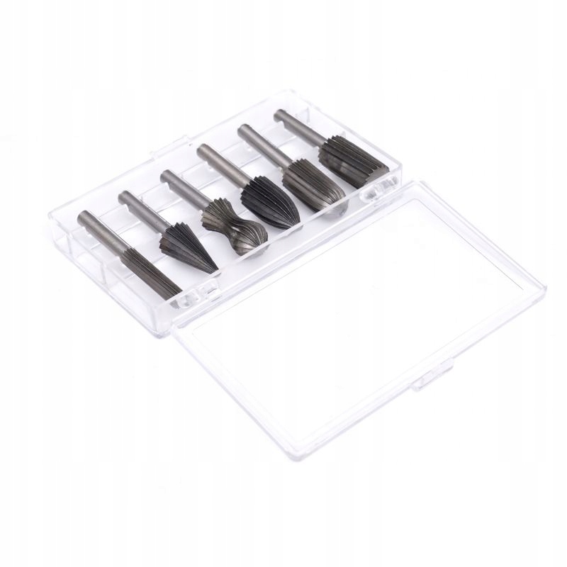 ZESTAW FREZÓW DO METALU 6 ELEMENTÓW KASETA FREZOWANIE 6,3MM KD11215