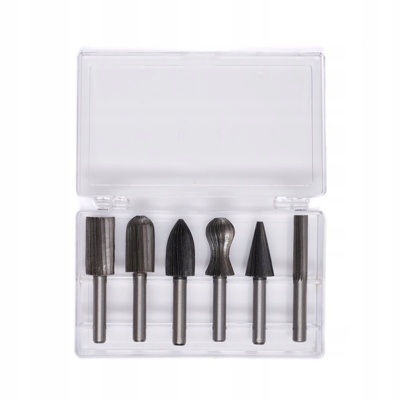 ZESTAW FREZÓW DO METALU 6 ELEMENTÓW KASETA FREZOWANIE 6,3MM KD11215