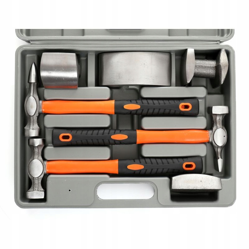 ZESTAW BLACHARSKI MŁOTKI KOWADEŁKA 7 ELEMENTÓW KD319