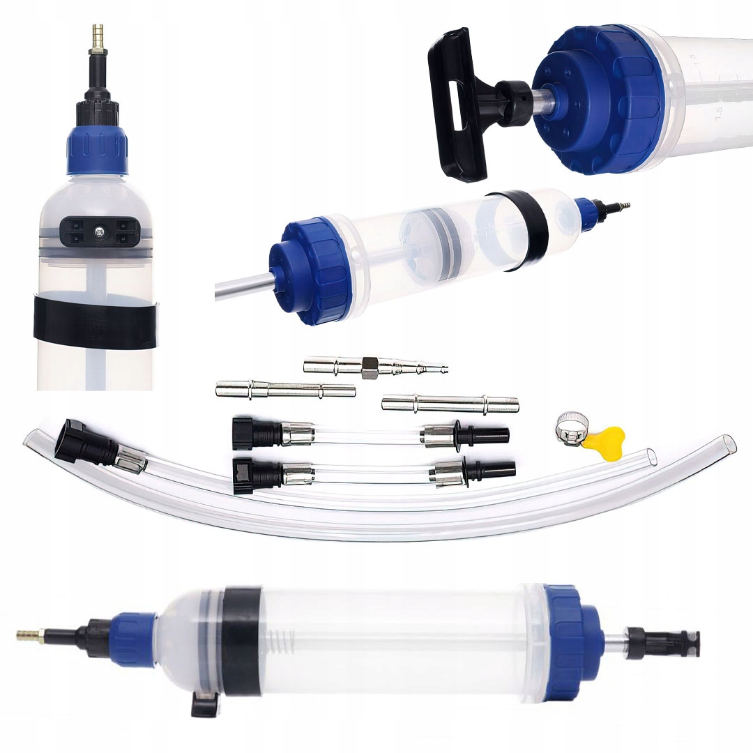 Strzykawka Odsysarka Pompa Ssąca do Oleju 1500 ml 1,5L Akcesoria Kraft&Dele