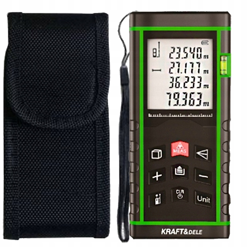 DALMIERZ LASEROWY CYFROWY MIERNIK ODLEGŁOŚCI 100m