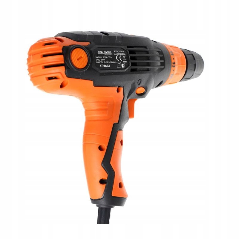 WKRĘTARKA WIERTARKA SIECIOWA Kraft&Dele KD1673 880W 230V LED