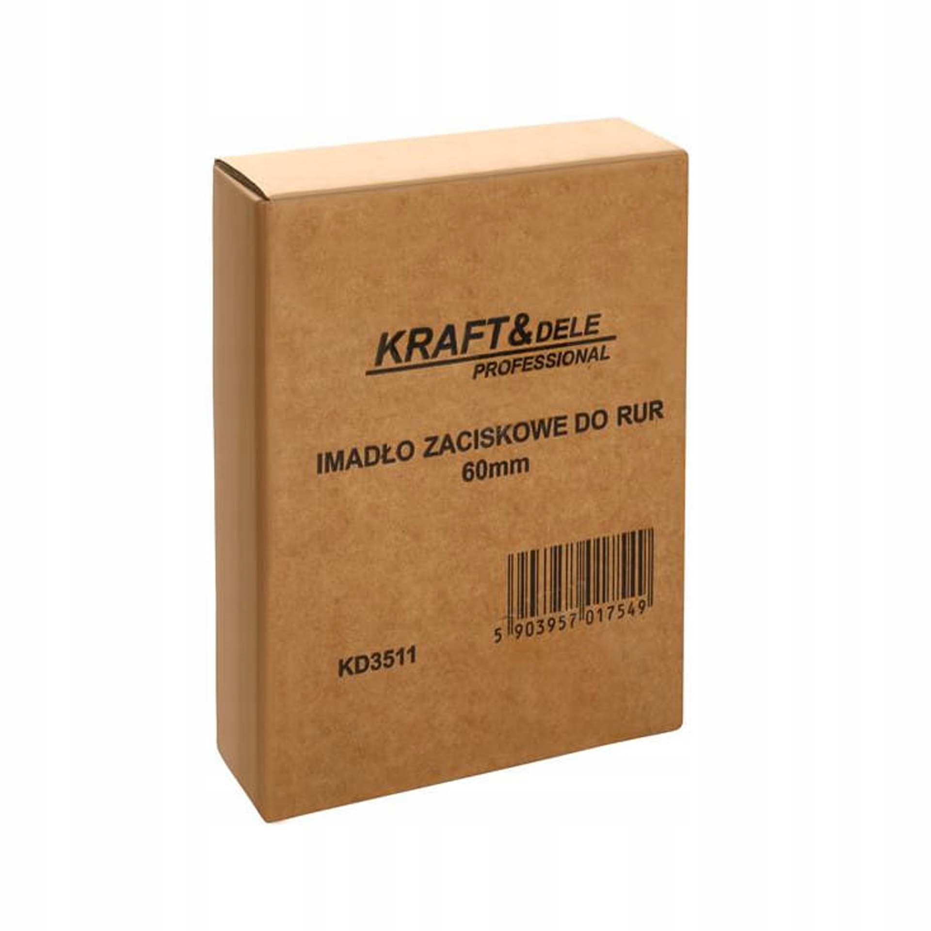 Żeliwne Stołowe Imadło Zaciskowe do Rur 60 mm Kraft&Dele