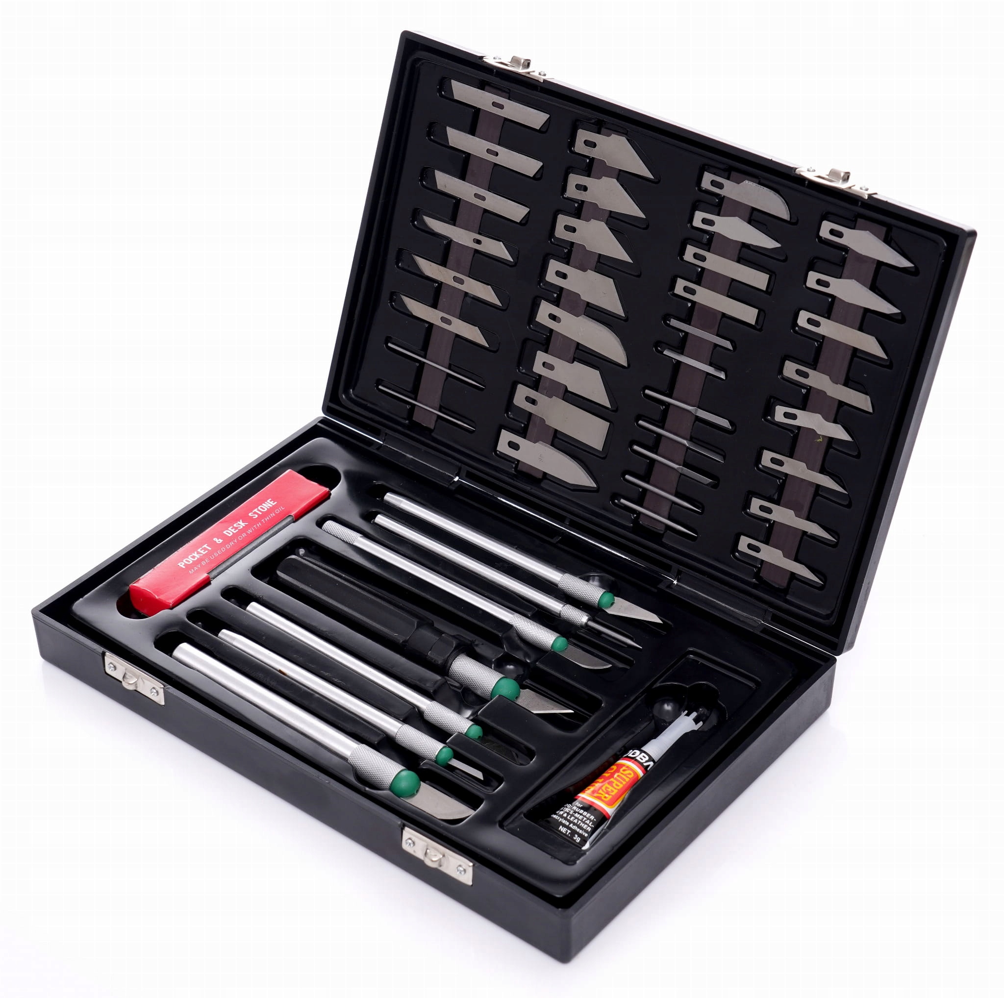 Nożyki modelarskie precyzyjne zestaw 56 elementów