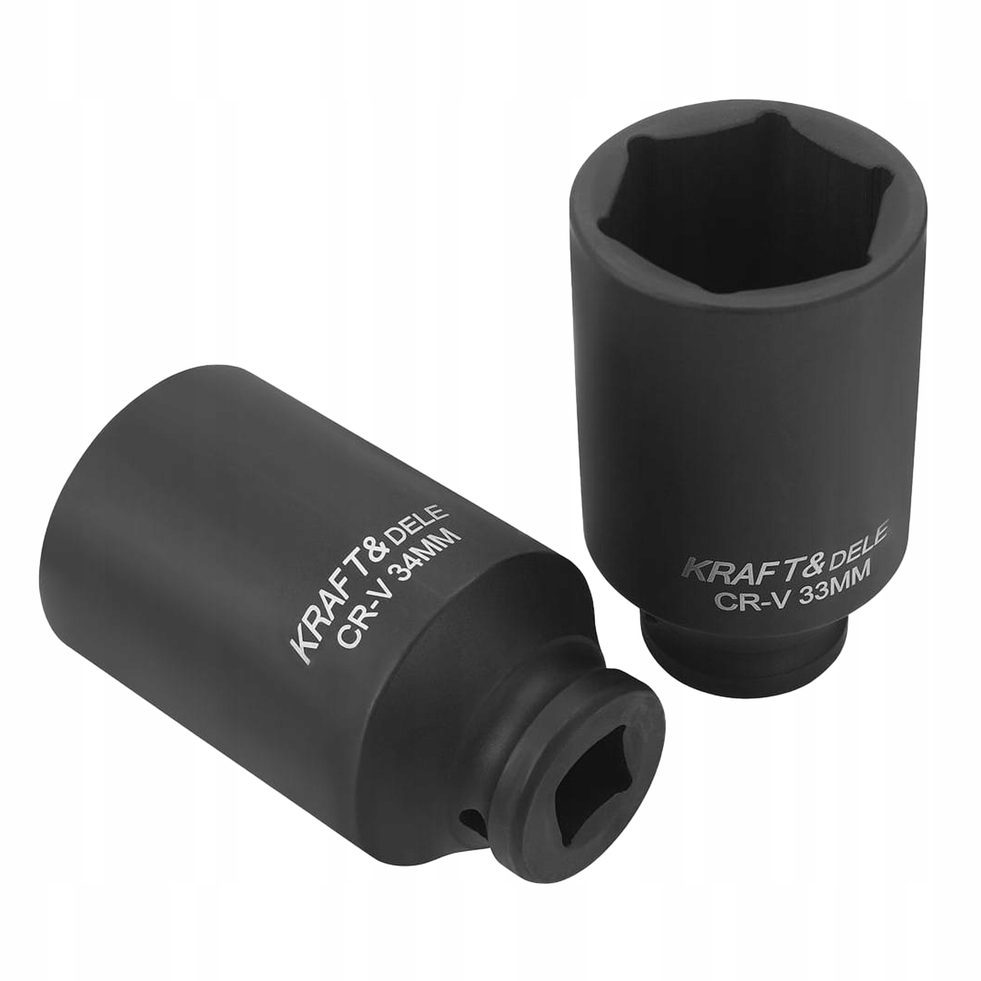 Zestaw Nasadek Udarowych 20 Elementów 6-Kątne 1/2"" 10-38 mm Kraft&Dele