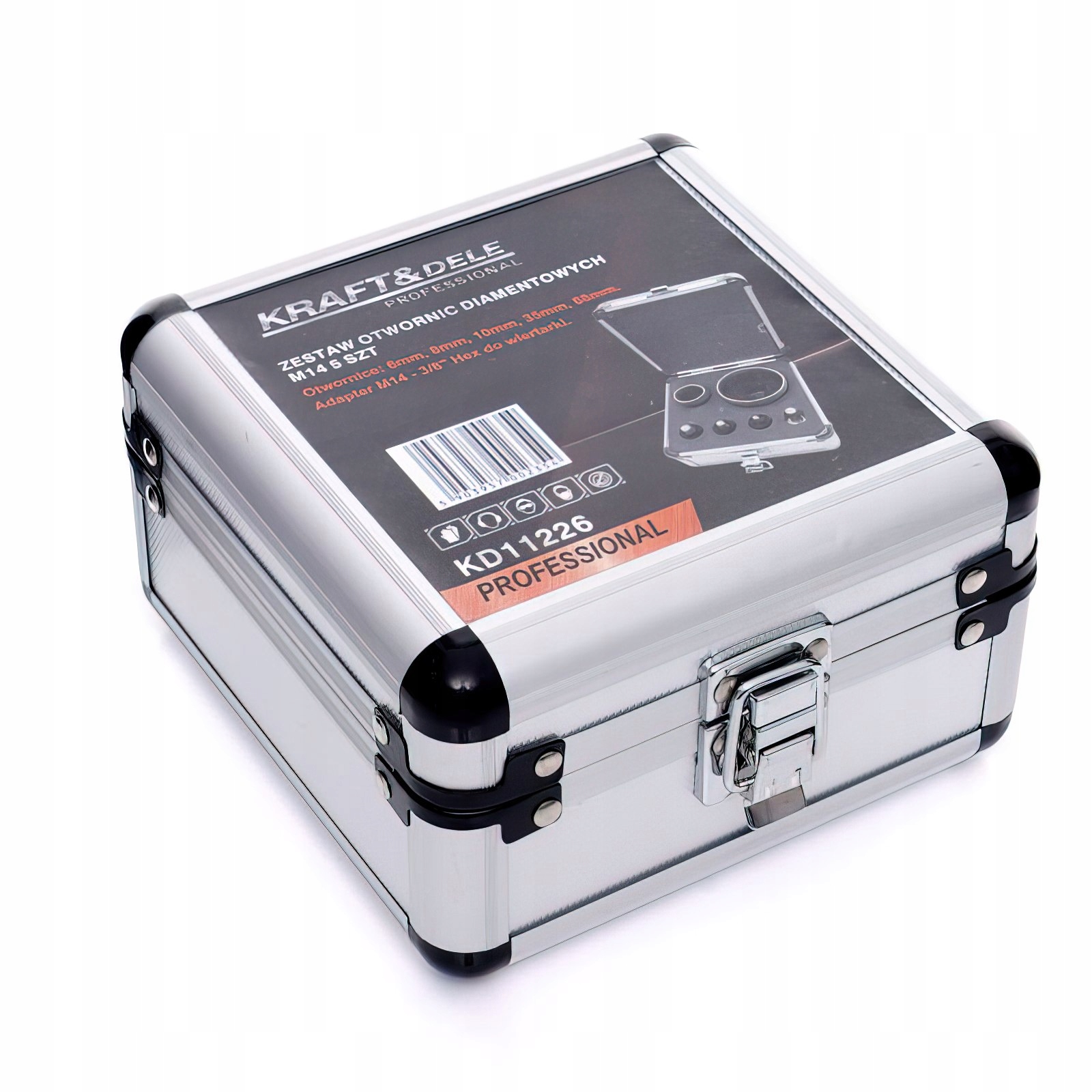 Zestaw Otwornic Diamentowych Kraft&Dele 6 sztuk 6-68 mm