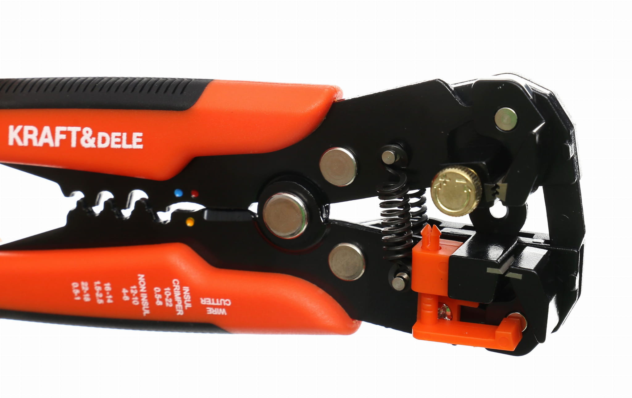 Ściągacz Izolacji Kraft&Dele 0,2 mm² - 6 mm² + Akcesoria