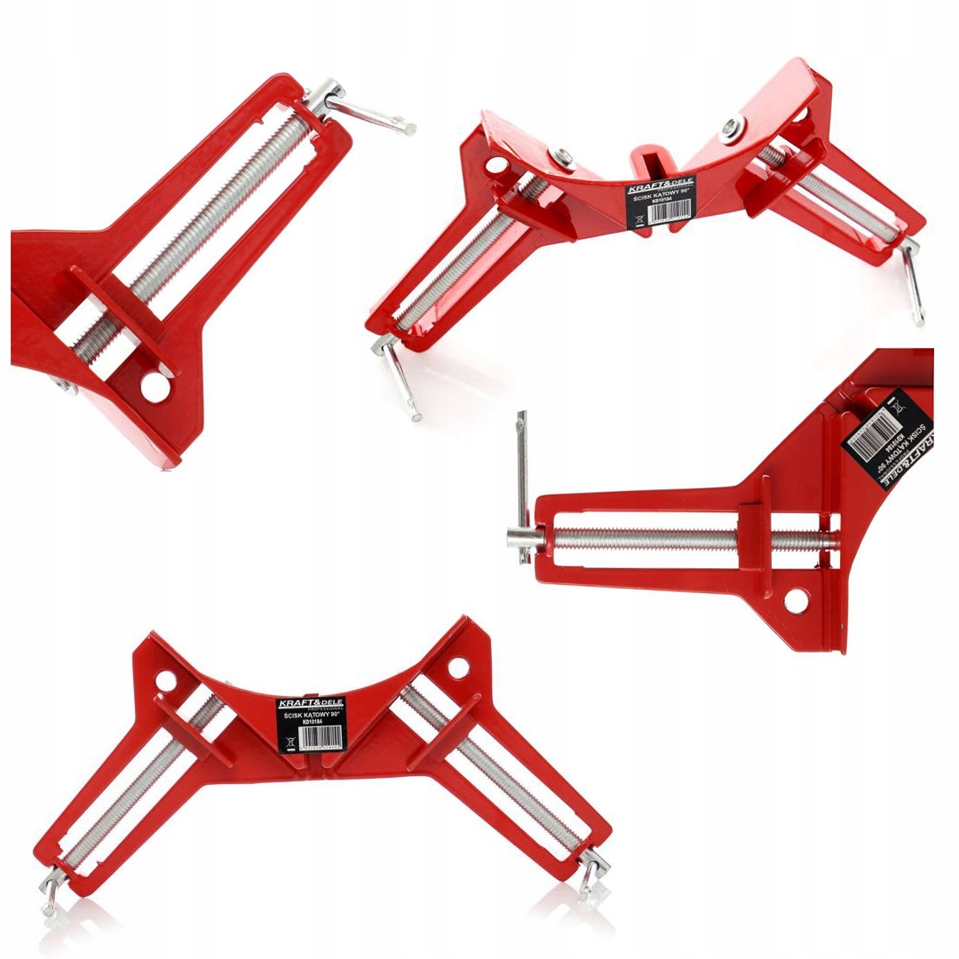 Ścisk Kątowy Kraft&Dele 90° 75 x 17 mm