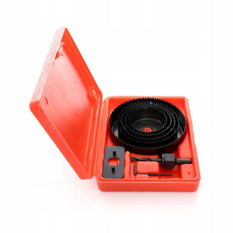 Zestaw Otwornice do Drewna Kraft&Dele 8 Elementów sztuk 127 mm