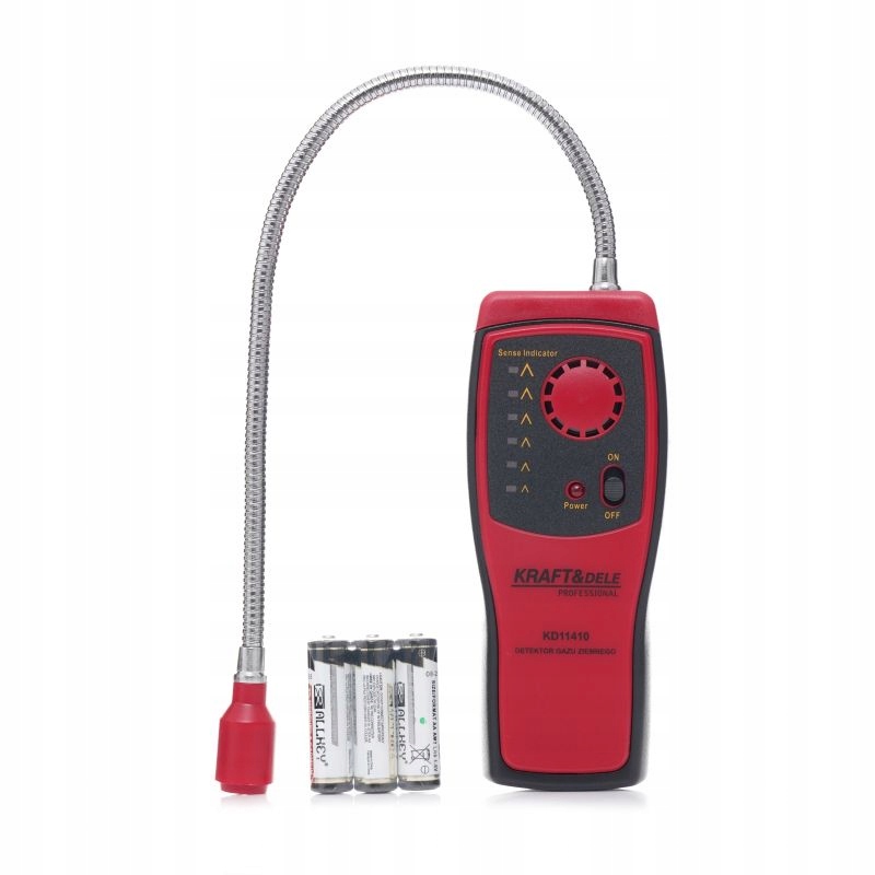 DETEKTOR CZUJNIK GAZU ZIEMNEGO LPG WYKRYWACZ GAZÓW SONDA PROPAN METAN