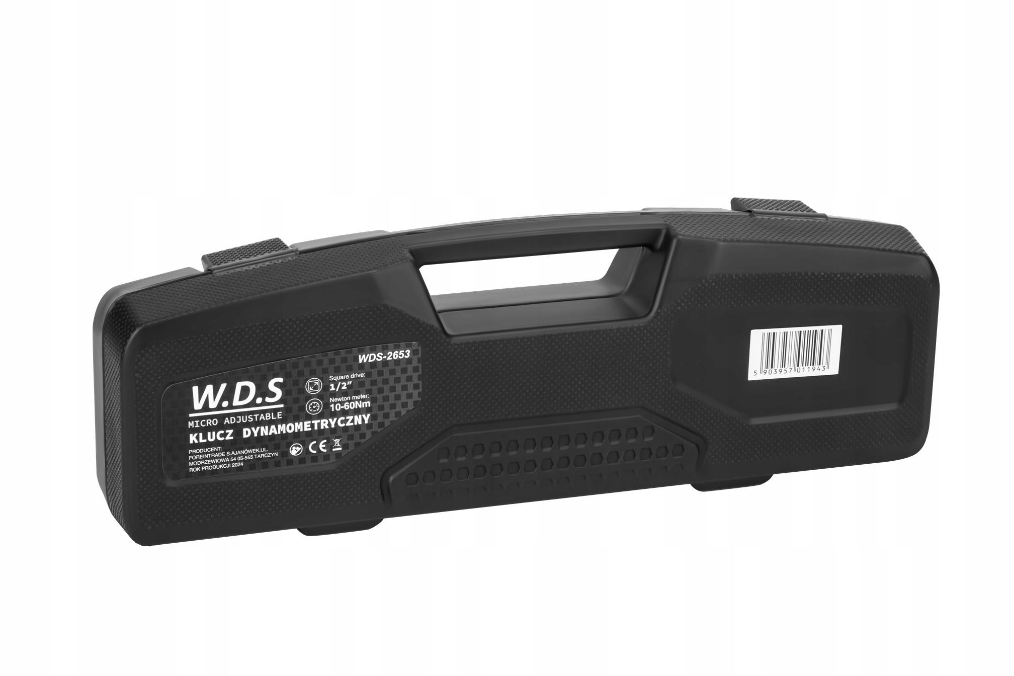 Klucz Dynamometryczny Stal CR-V 1/2"" Cala 10-60 Nm 72 Zęby W.D.S.