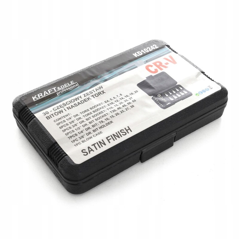 ZESTAW BITÓW I NASADEK TORX WALIZKA TORXY 30EL