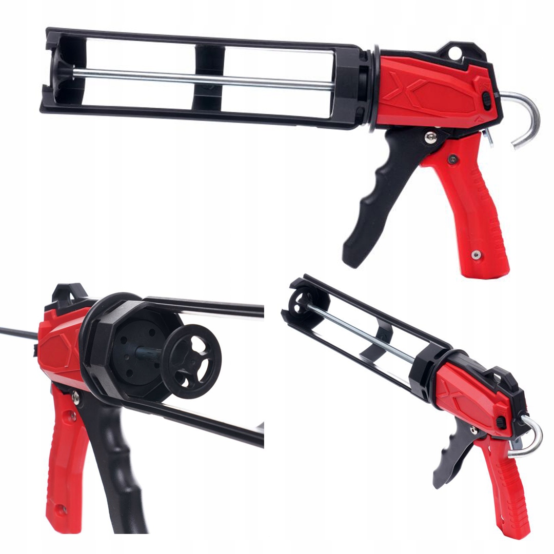 Pistolet do silikonu Wyciskacz do mas 9" 300 ml 230mm Kraft&Dele KD10724