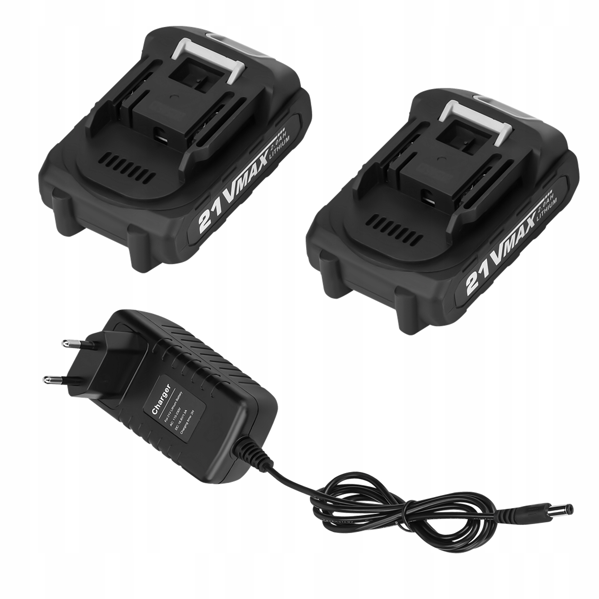 Akumulatorowa Przyssawka Wibracyjna 190 mm 21V 2,5Ah 2xAKU 80Kg Kraft&Dele