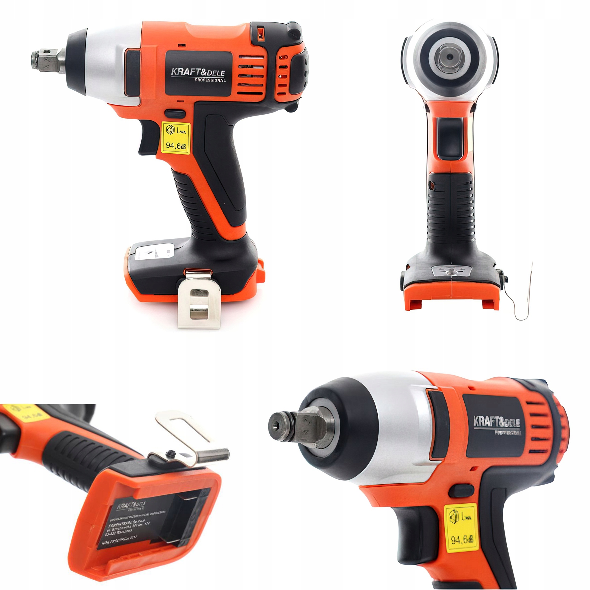 Klucz Udarowy 2400 RPM 3000 bpm 18V X-SERIES 150Nm Kraft&Dele