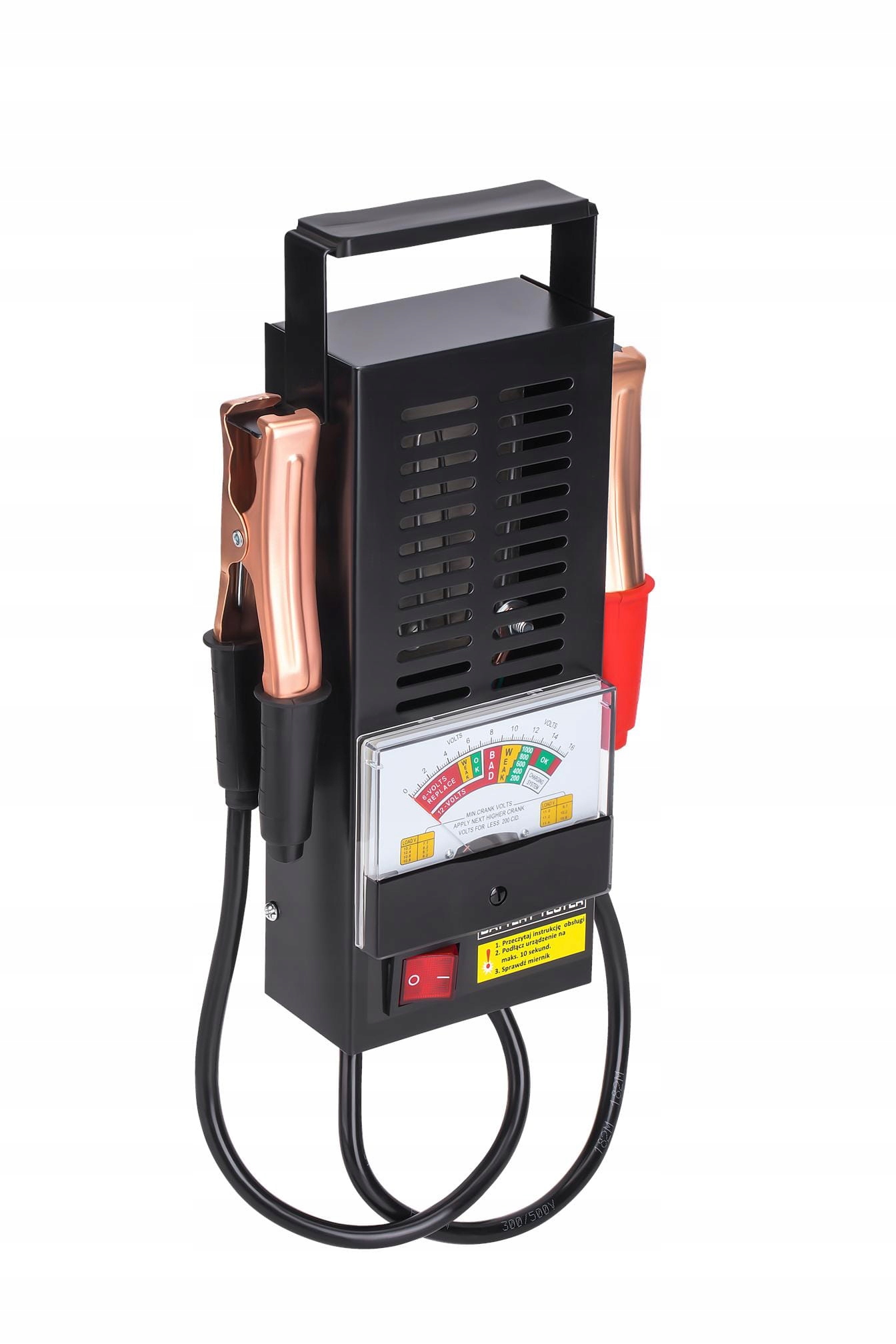 Tester Analogowy do Sprawdzania Akumulatorów 6/12V 200-1000A Kraft&Dele