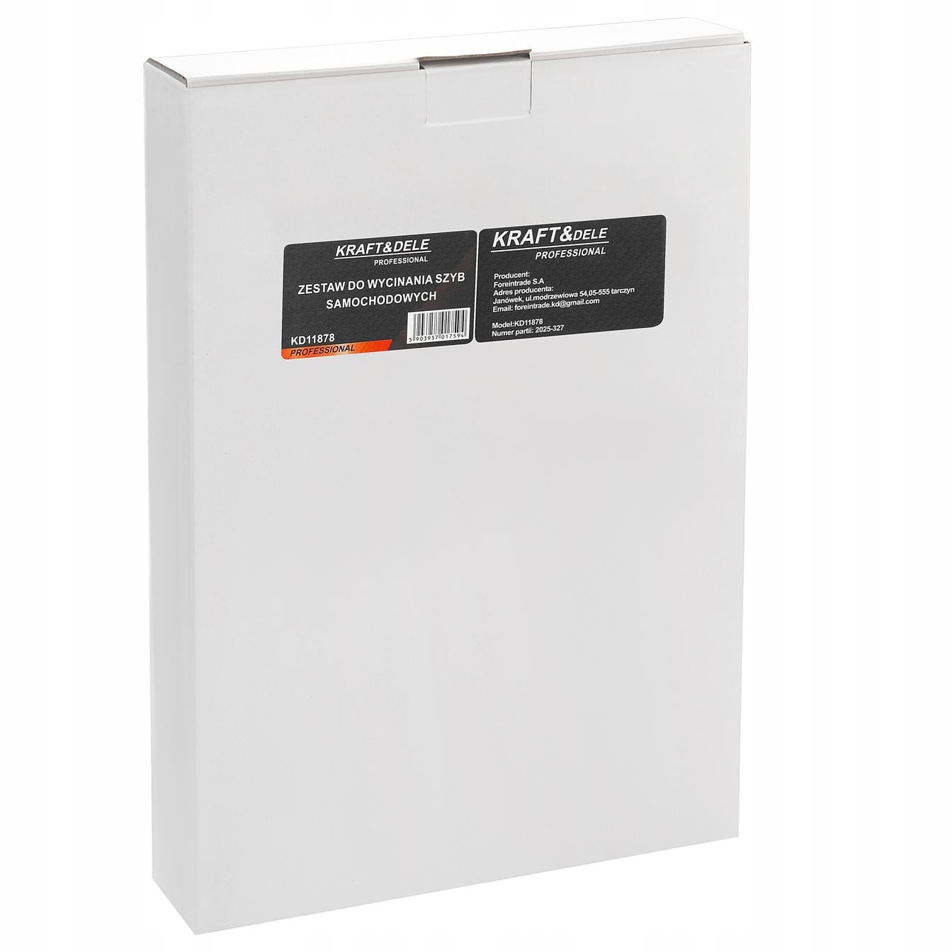 Zestaw do Wycinania Szyb Samochodowych 7 Elementów Kraft&Dele