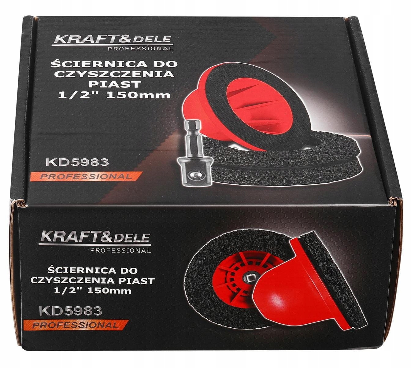 Ściernica do Czyszczenia Piast Felg Tarcz 1/2"" 150 mm Kraft&Dele