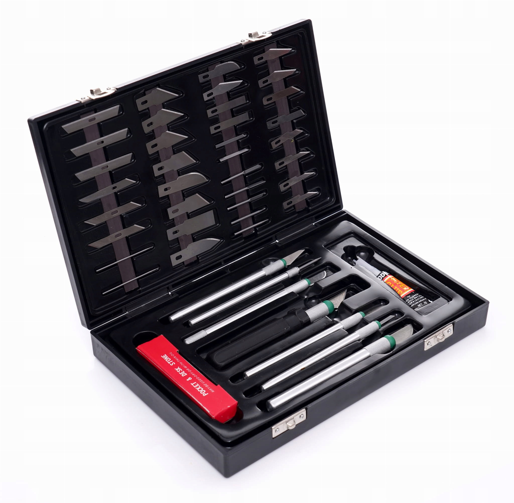 Nożyki modelarskie precyzyjne zestaw 56 elementów