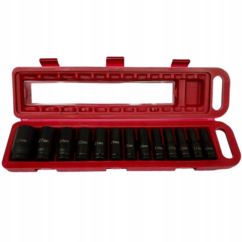 Zestaw Nasadek Udarowych 1/2" 13 Elementów 10-30mm