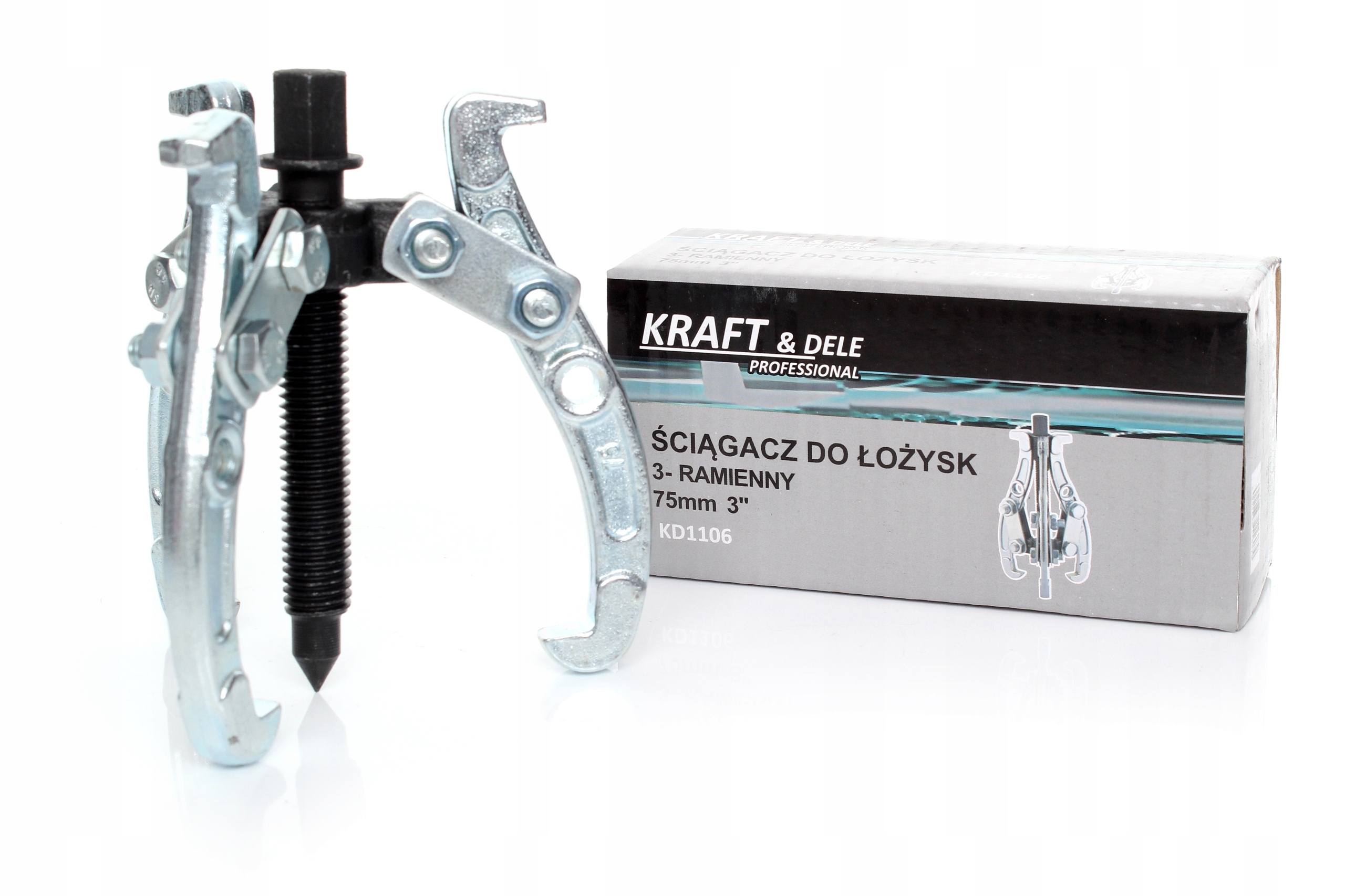 Ściągacz do łożysk 3-ramienny 3" 75mm KD1106