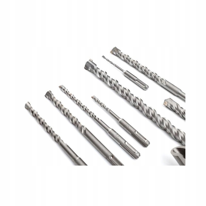 Zestaw 9 Wierteł S4 + 3 Dłuta SDS+ Kraft&Dele