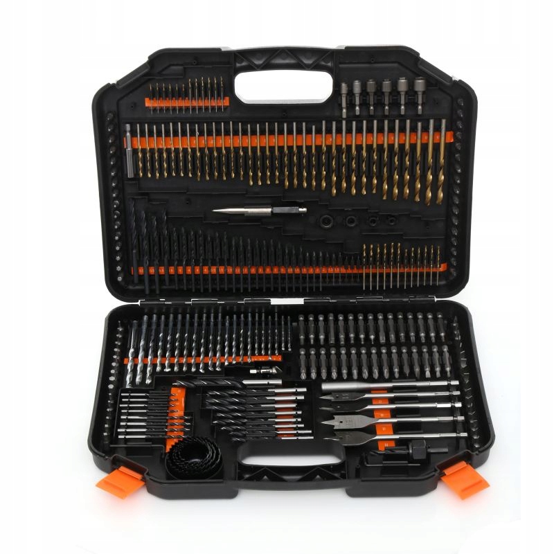 Zestaw Bitów i Wierteł Drewna Betonu Walizka Kraft&Dele 246 Elementów