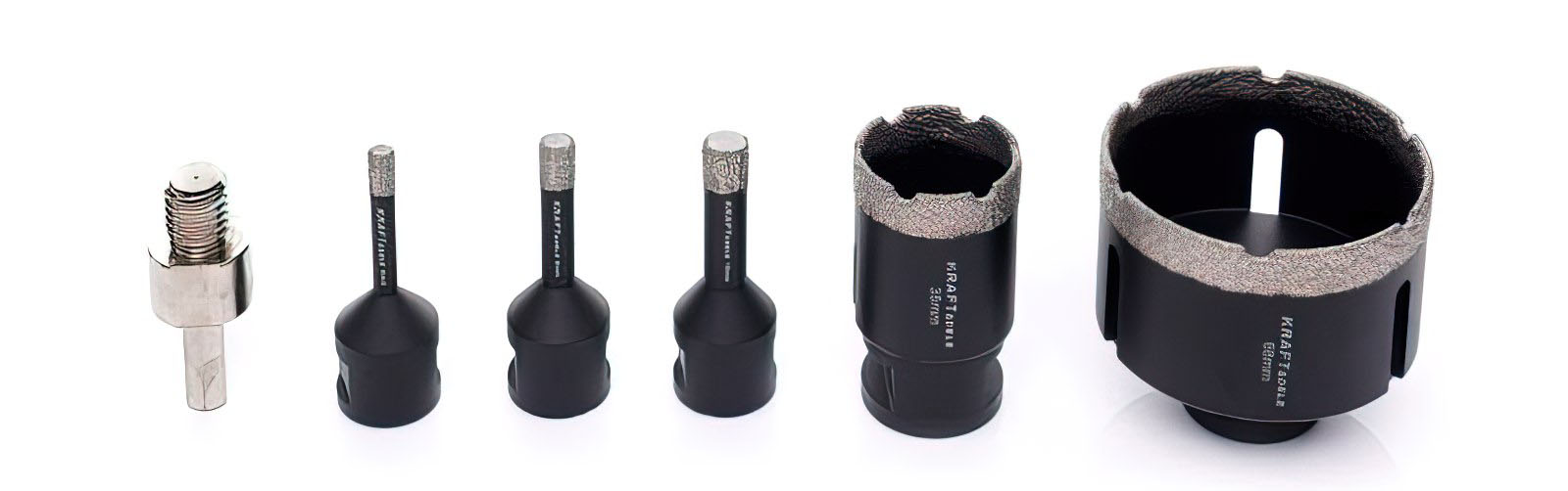 Zestaw Otwornic Diamentowych Kraft&Dele 6 sztuk 6-68 mm