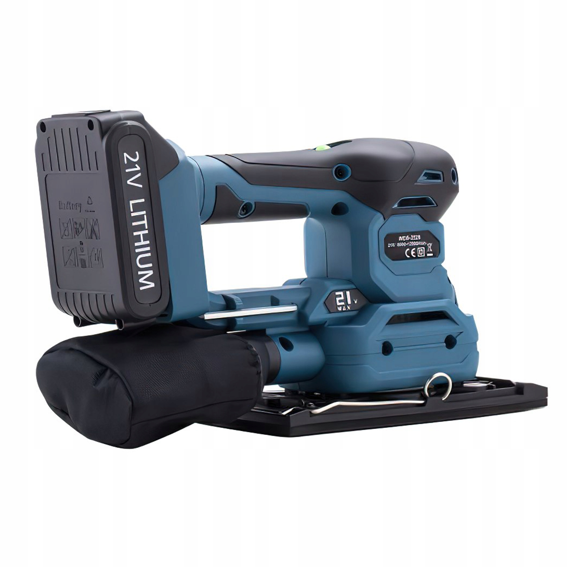 Szlifierka 3W1 Mimośrodowa Akumulatorowa + Bateria 3Ah Ładowarka W.D.S.