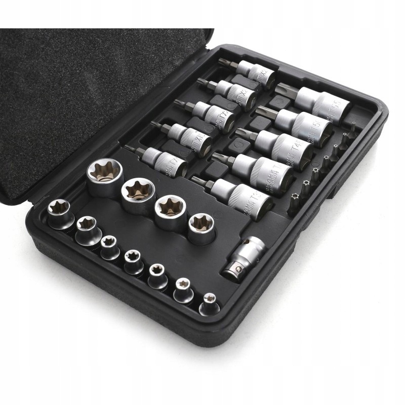 ZESTAW BITÓW I NASADEK TORX WALIZKA TORXY 30EL