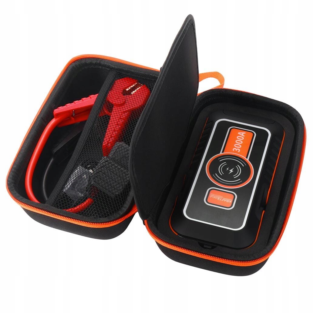 Jump Starter Booster PowerBank 3.0 USB-A + etui 16 000mAh 12V 3000A