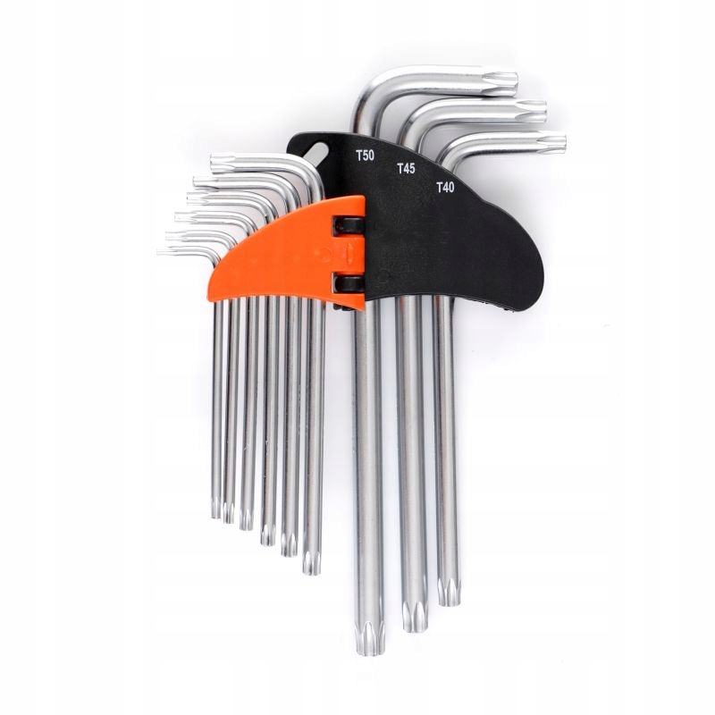 ZESTAW KOLOROWYCH IMBUSÓW TORX 9 EL. KRAFT&DELE KD11933