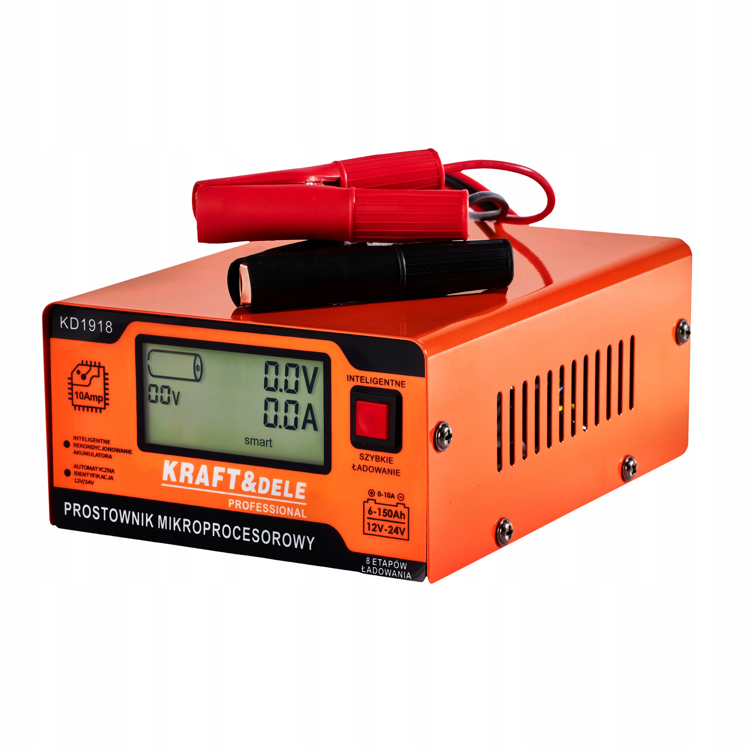 PROSTOWNIK MIKROPROCESOROWY AKUMULATOROWY ŁADOWARKA 10AMP 12/24V