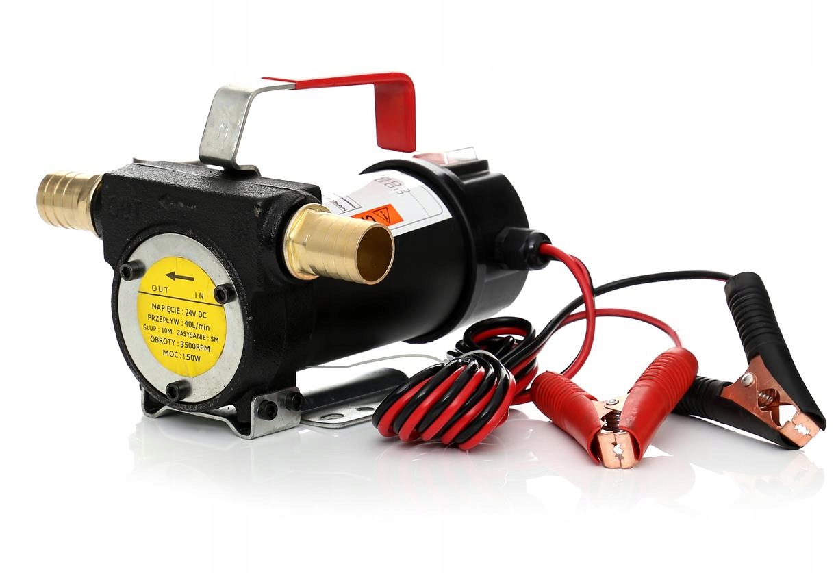 POMPA POMPKA SPUSZCZANIA PALIWA OLEJU 12V 40L/MIN KD1159