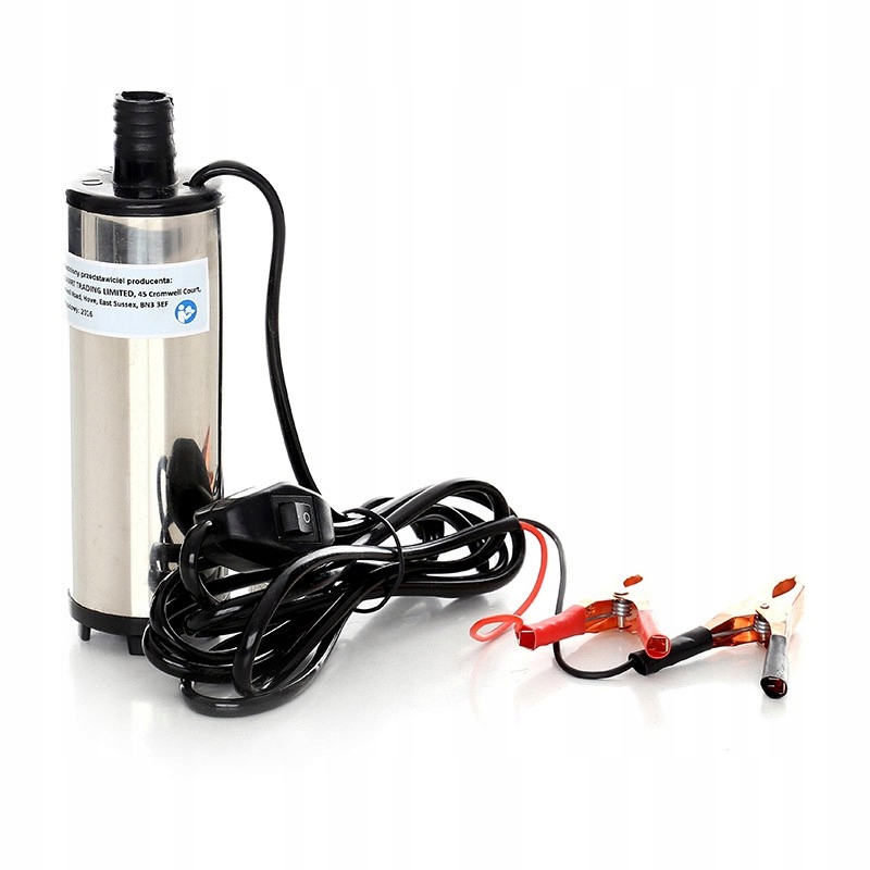 Pompa do Spuszczania Ropy Oleju Zatapialna Kraft&Dele 12V 230V 12 l/min